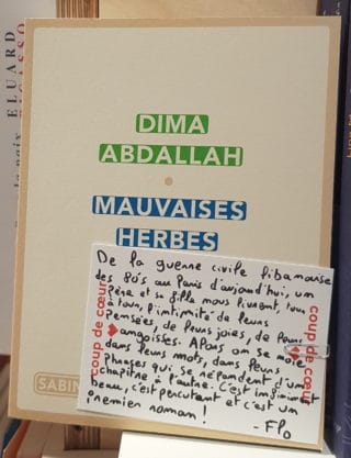 Coup de cœur de la librairie ICI (Paris IIe)