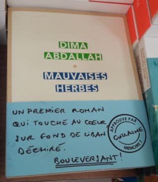 Coup de cœur de la librairie MÉMOIRE 7 (Clamart)