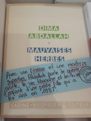 Coup de cœur de la librairie POINT DE CÔTÉ (Suresnes)