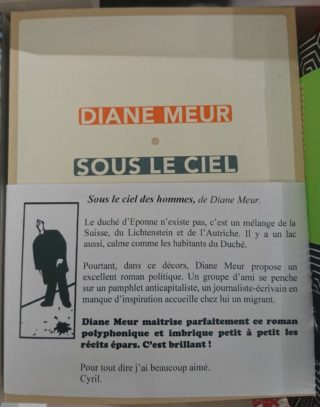 Coup de cœur de la librairie FOLIES D’ENCRE MONTREUIL