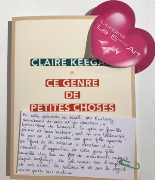 Coup de cœur de la librairie LE 5e ART (Saint-Jean-de-Luz)