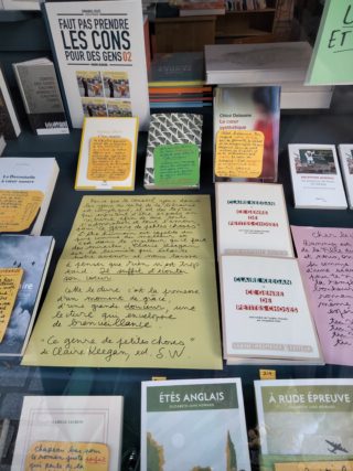 Coup de cœur de la librairie RIVE GAUCHE (Lyon VIIe)