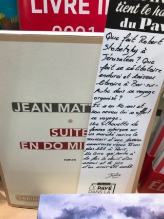 Coup de cœur de la librairie LE PAVÉ DANS LA MARGE (Mérignac)