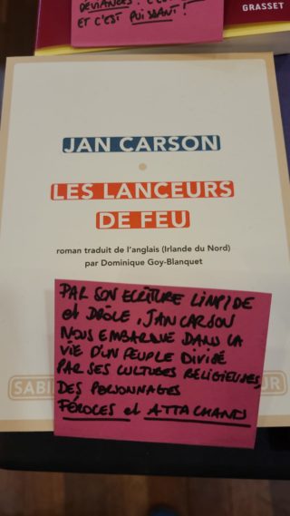 Coup de cœur de la librairie QUAI DES BRUMES (Strasbourg)