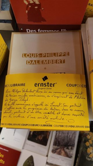 Coup de cœur de la librairie ERNSTER (Bertrange, Luxembourg)