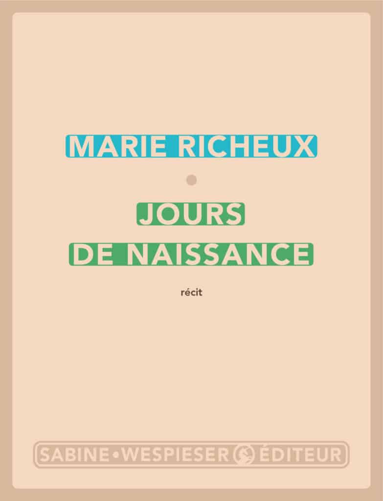 Jours de naissance Livre • SABINE WESPIESER ÉDITEUR